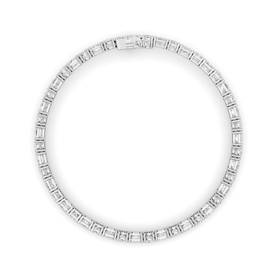 14K White Gold Bracelet KJ01091B.EM-15-21F