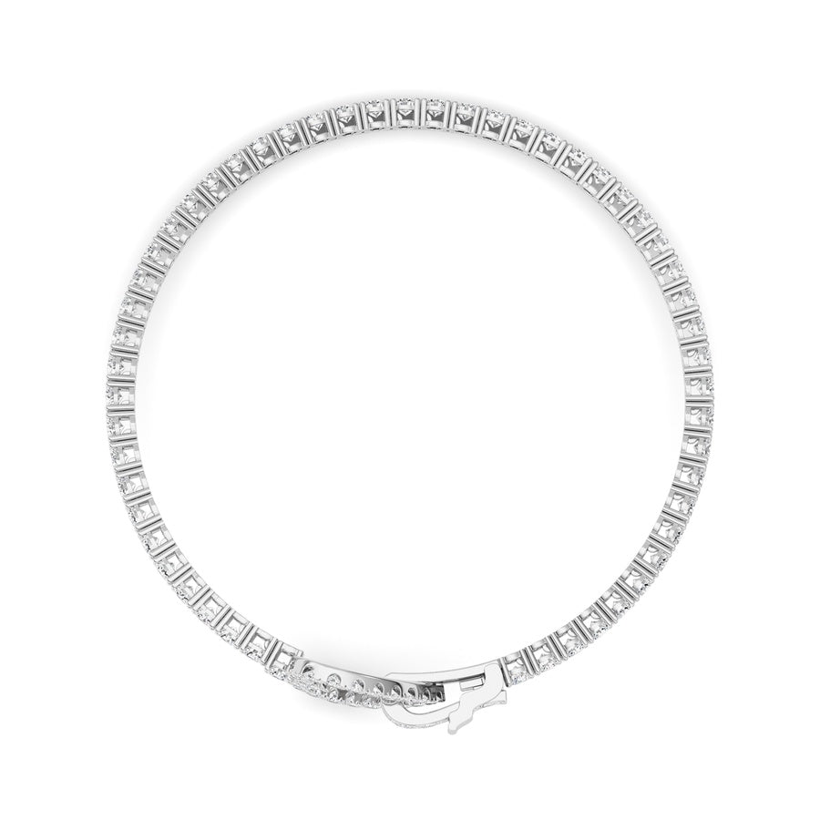14K White Gold Bracelet KJ02792B.RD-5-21F