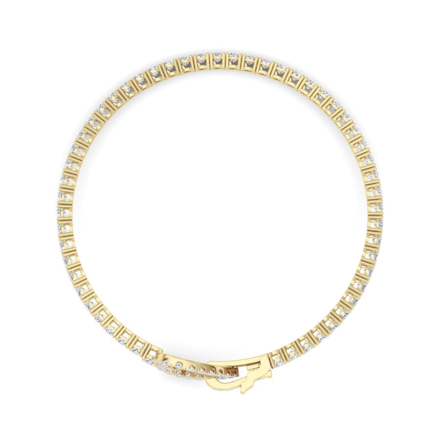 14K White Gold Bracelet KJ02792B.RD-5-21F