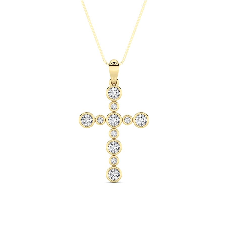 14K Yellow Gold Necklace KJ02507P.RD-1-22F
