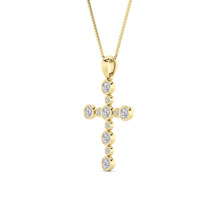 14K Yellow Gold Necklace KJ02507P.RD-1-22F