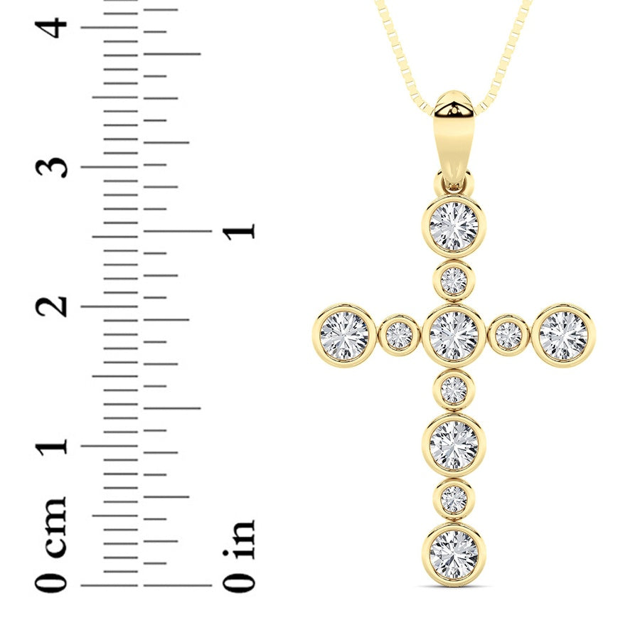 14K Yellow Gold Necklace KJ02507P.RD-1-22F