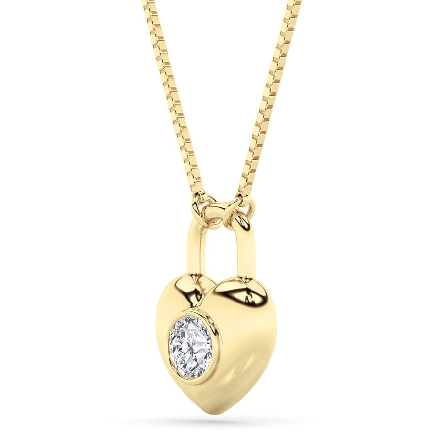 14K Yellow Gold Necklace KJ02570N.RD-0.5-22F