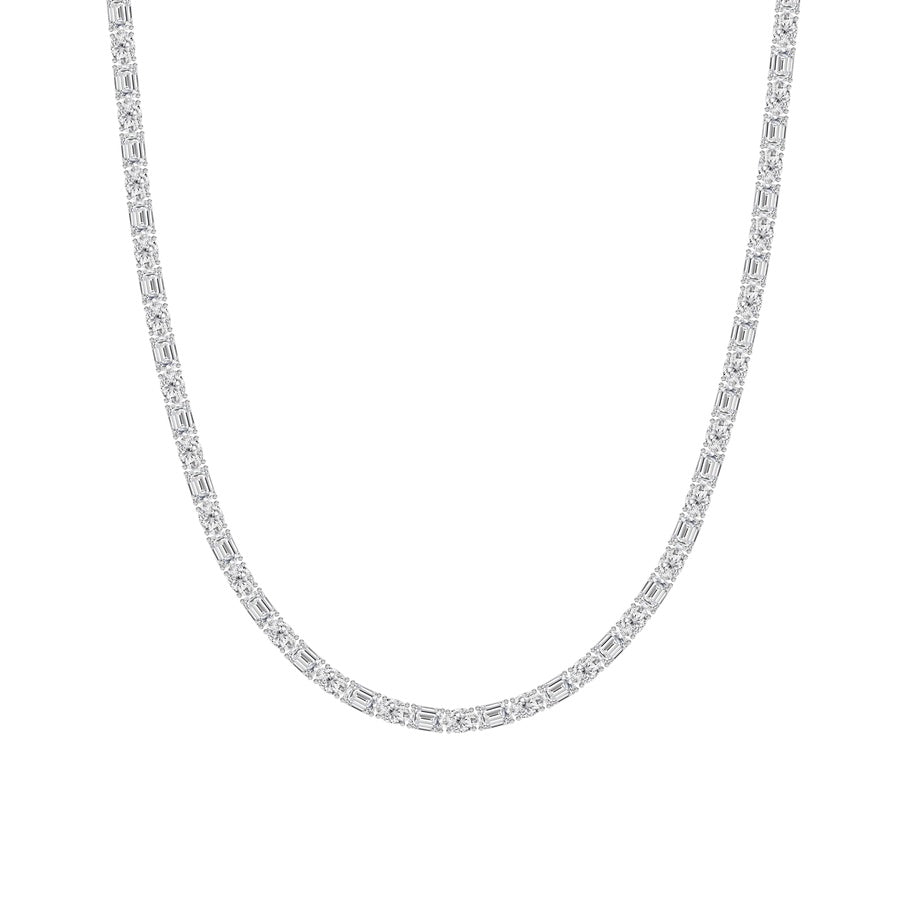 14K White Gold Necklace KJ02900N.EM-25-21F