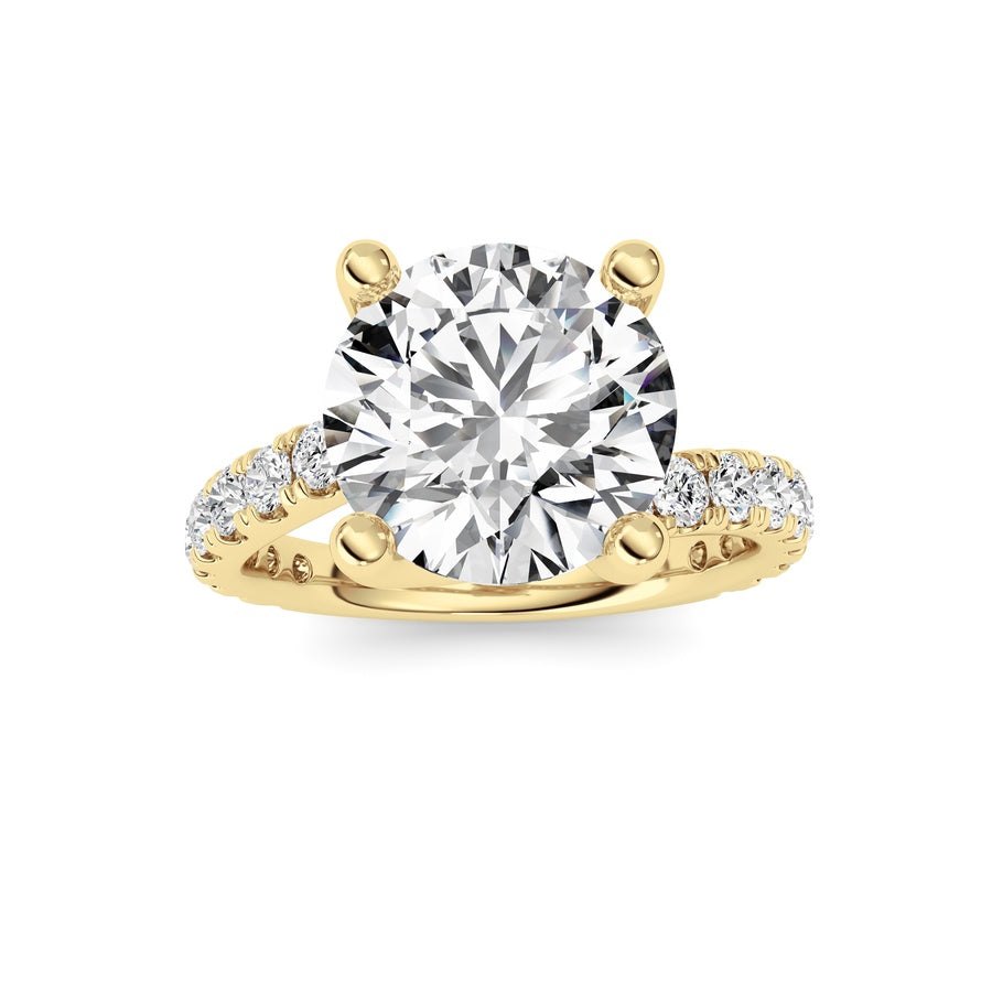 14K White Gold Ring KJ02394R.RD-3.75-21F