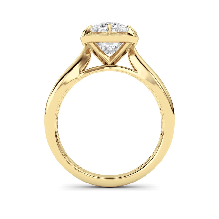 14K Yellow Gold Ring KJ02491R.CE-3-22F