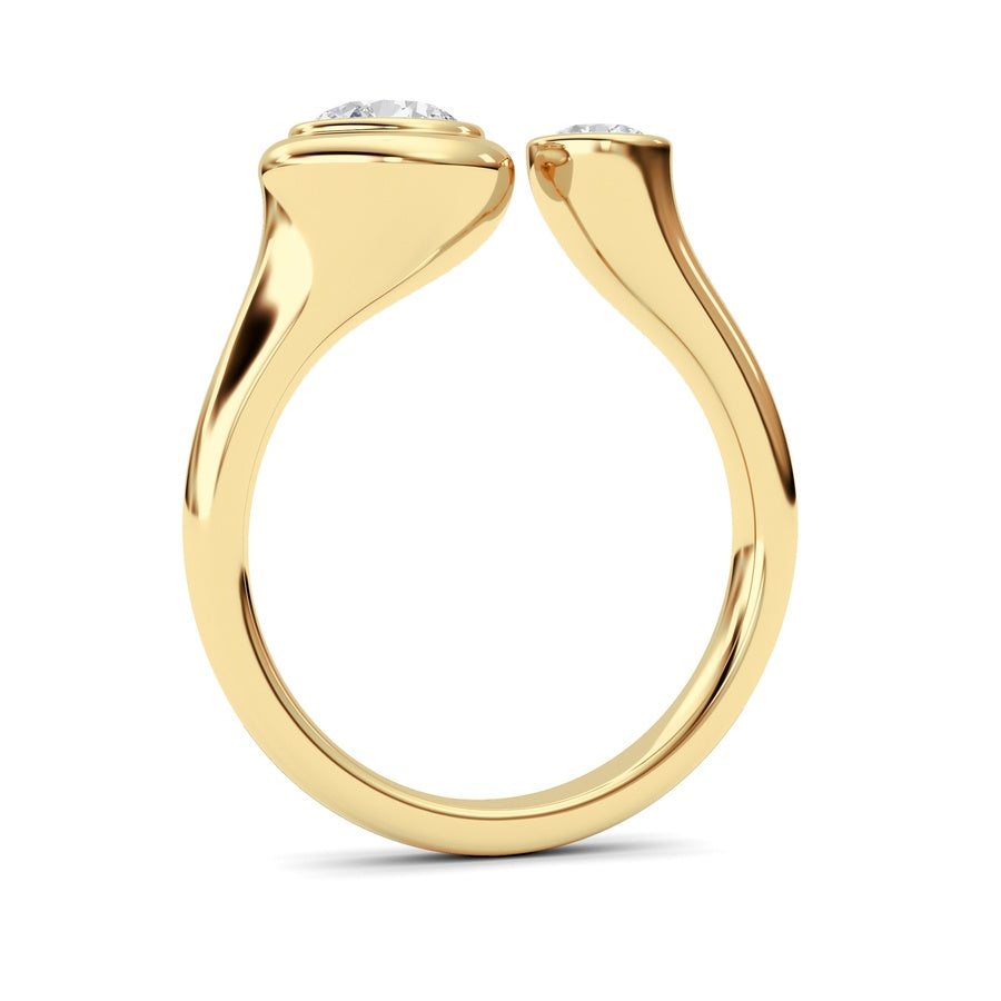 14K Yellow Gold Ring KJ02527R.RD-1-22F