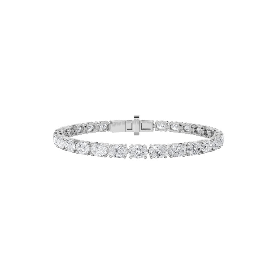 14K White Gold Bracelet KJ01991B.OV-12-21F