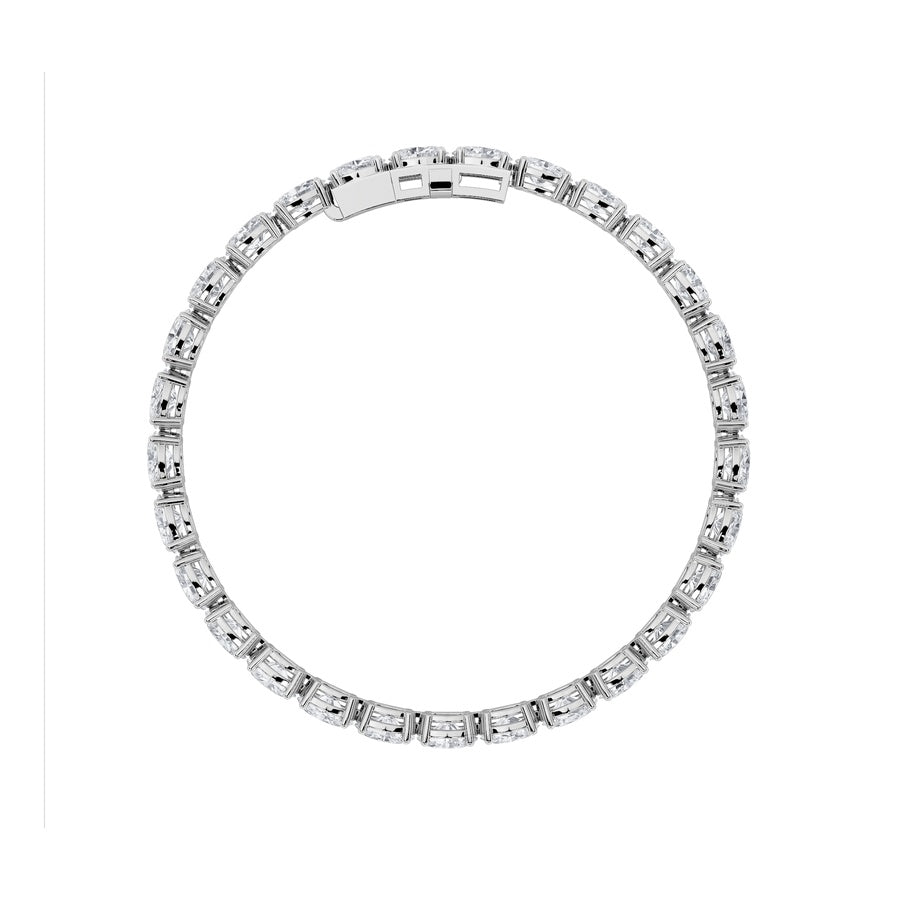 14K White Gold Bracelet KJ01991B.OV-12-21F