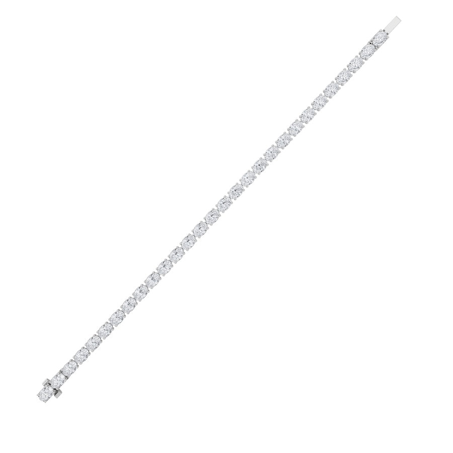 14K White Gold Bracelet KJ01991B.OV-12-21F
