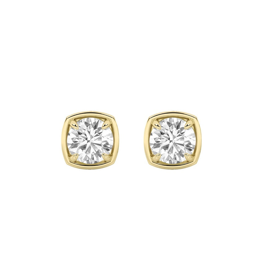 14K Yellow Gold Earring KJ01880E.RD-2-22F
