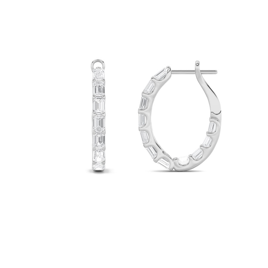 14K White Gold Earring KJ00227H.EM-4-21F