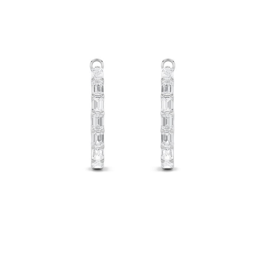 14K White Gold Earring KJ00227H.EM-4-21F