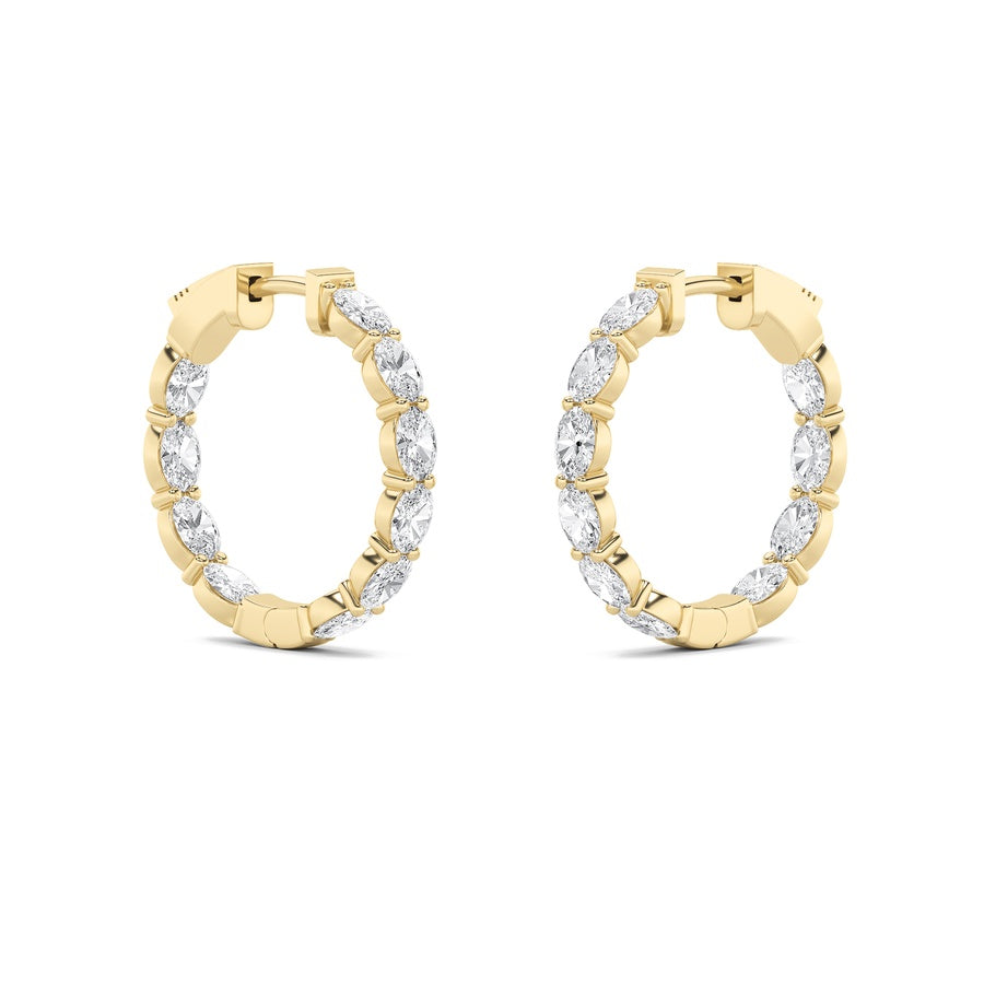 14K White Gold Earring KJ00179H.OV-4-21F