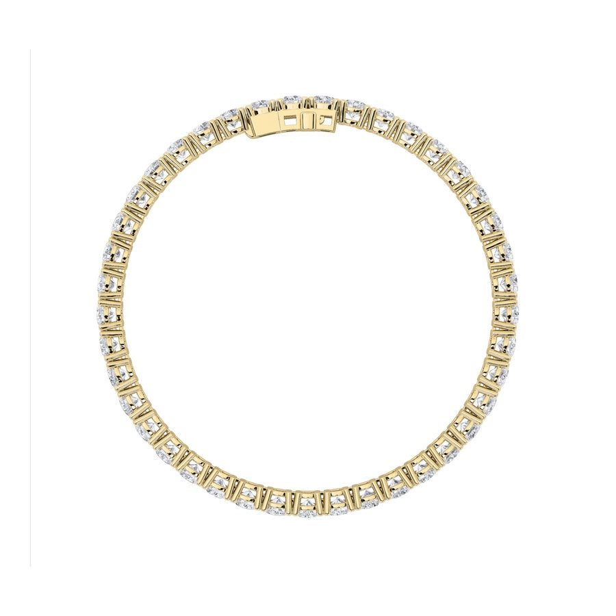 Round Shape Tennis Bracelet lab grown diamond