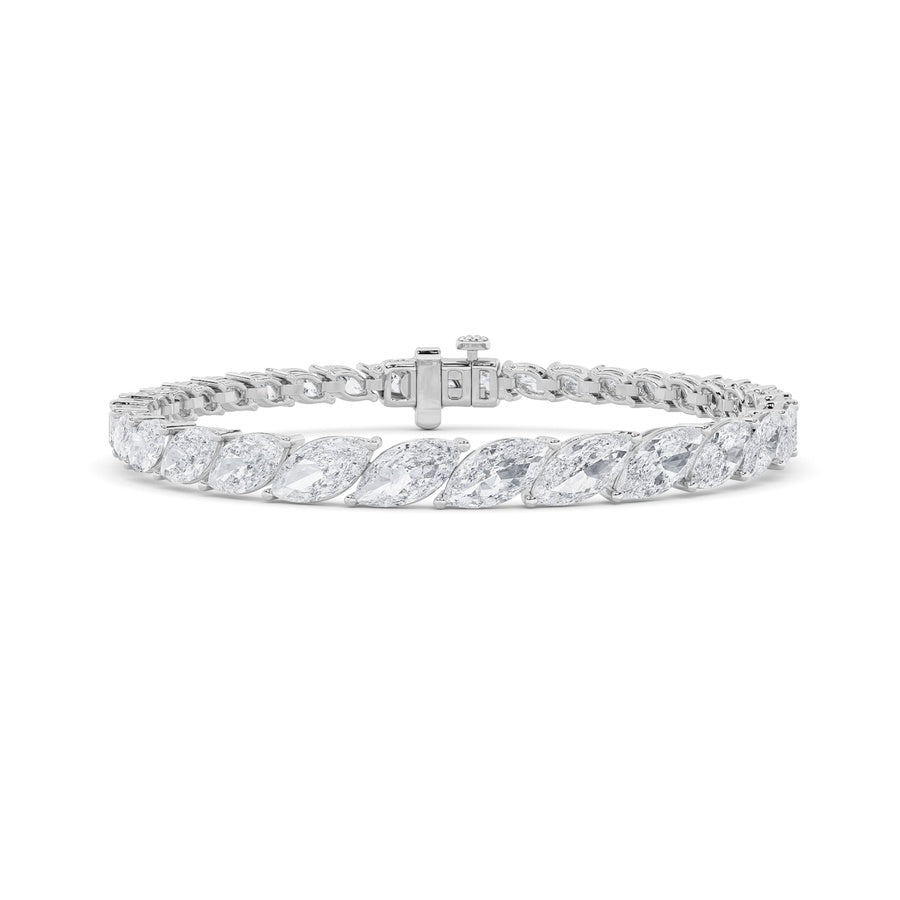 Marquise Shape Bracelet lab grown diamond