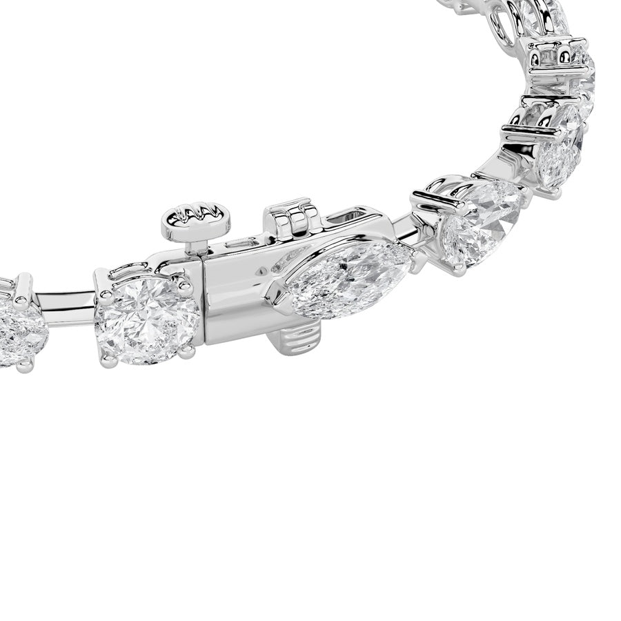 Mix Shape Bracelet lab grown diamond