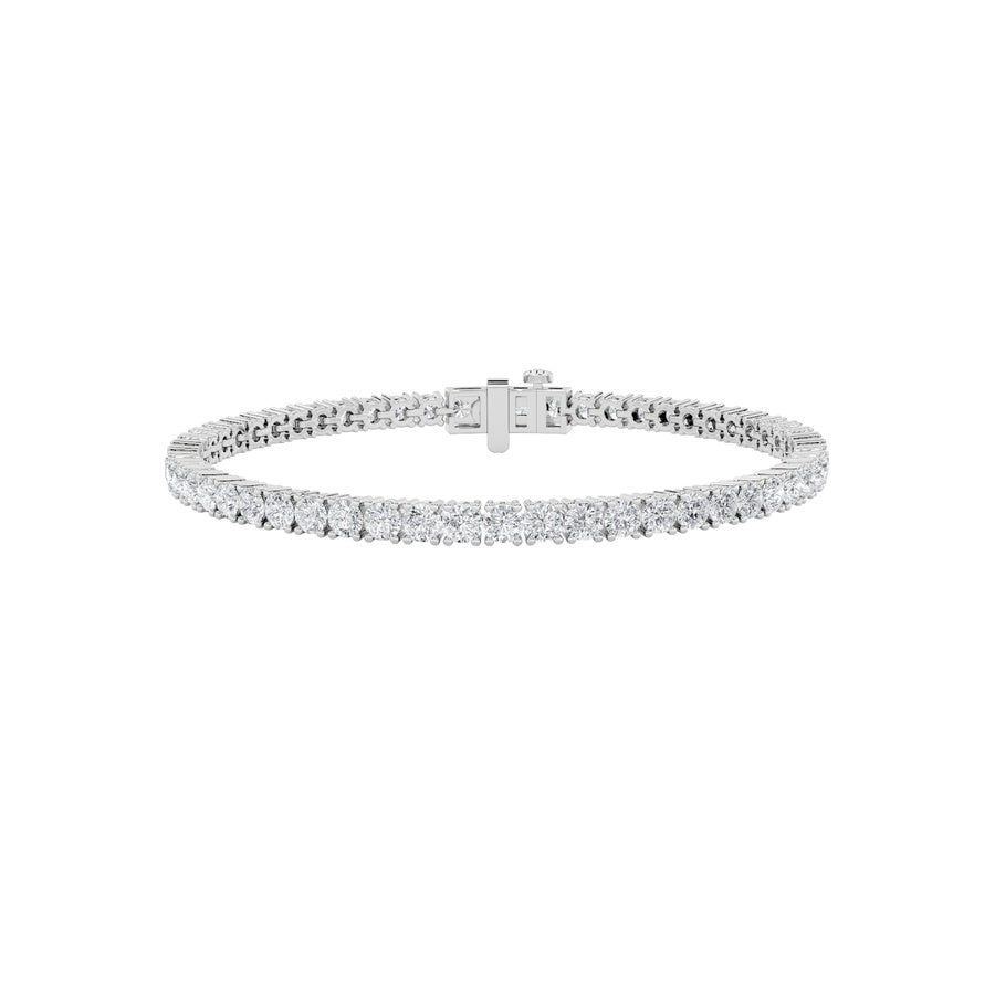 14K White Gold Bracelet KJ01855B.RD-5-21F