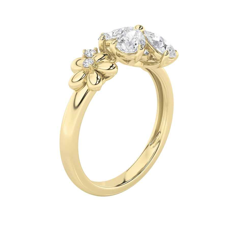 5.4Cttw Mix Shaped Lab Grown Diamond (F/VS) Bracelet in 14K Gold