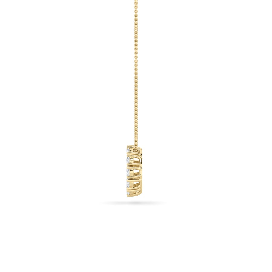 Round Shape Circle Pendant lab grown diamond