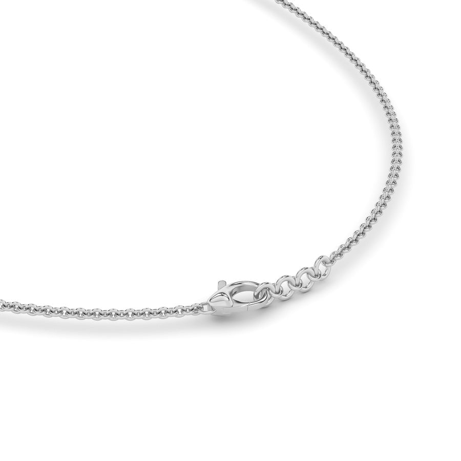 3Cttw Round Shaped Lab Grown Diamond (F/VS) Graduating half Necklace in 14K Gold