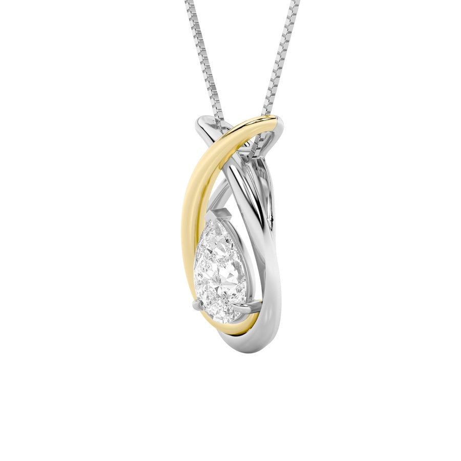 Pear Shape Fancy Pendant lab grown diamond