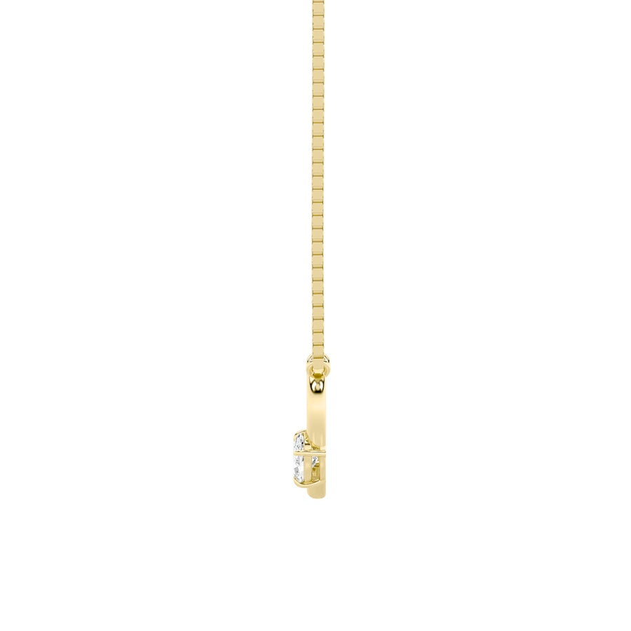 Heart Shape Necklace lab grown diamond