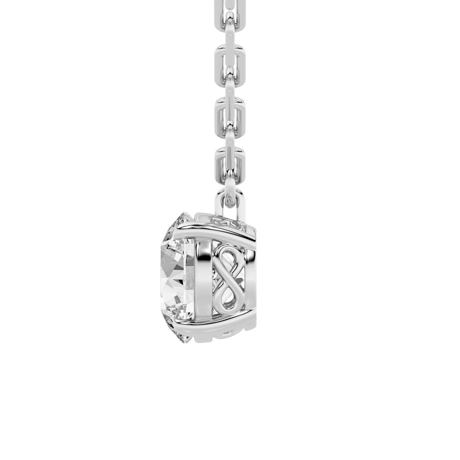 Round Shape Strata Chic Collection Necklace lab grown diamond
