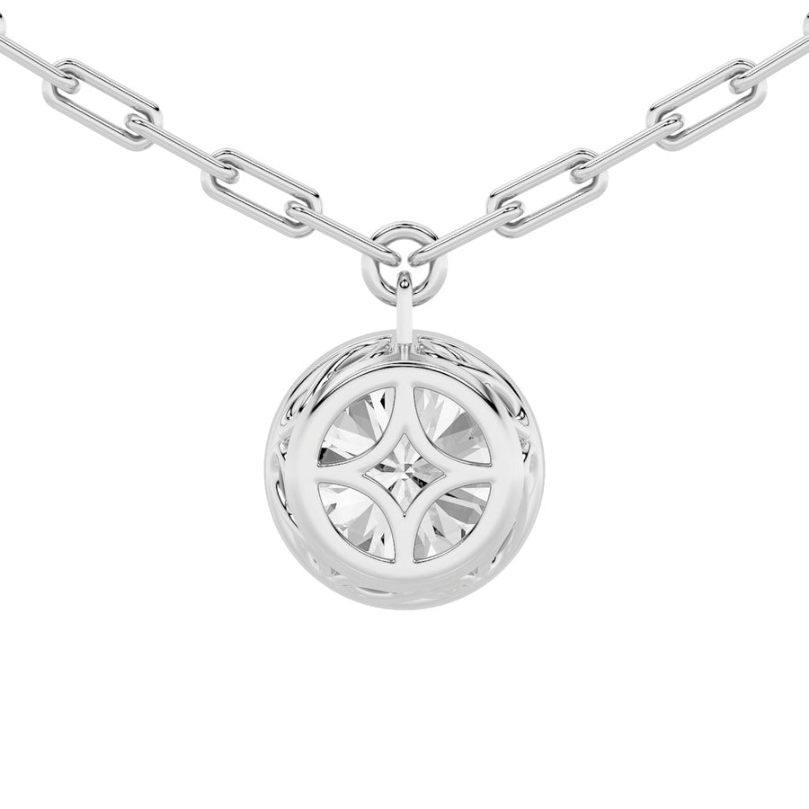 Round Shape Strata Chic Collection Necklace lab grown diamond