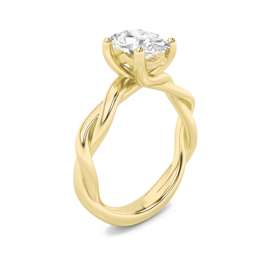 14K White Gold Ring KJ01060R.OV-1.5-21F