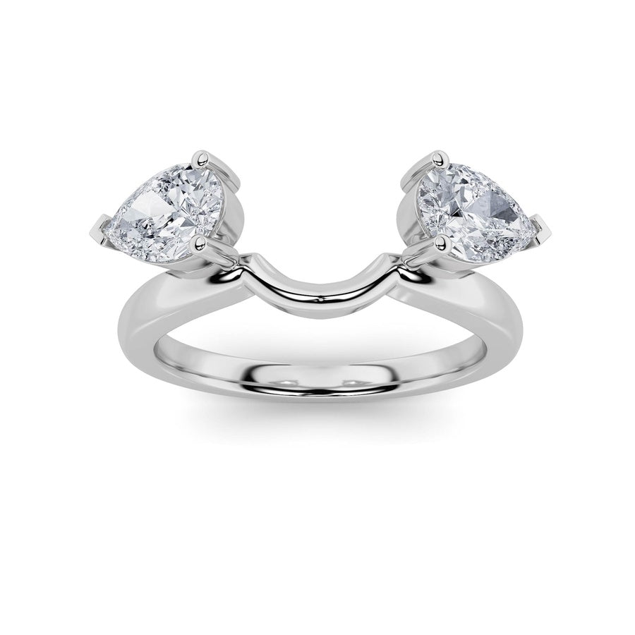 Pear Shape Wrap Ring lab grown diamond