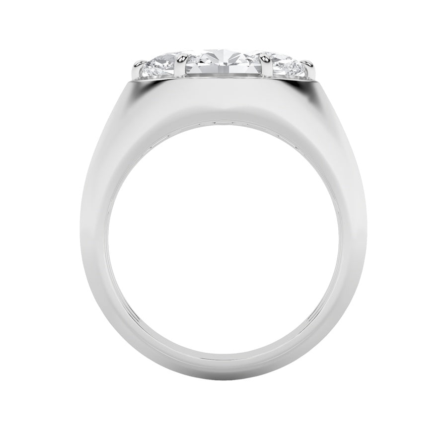 Marquise Shape East West Solitaire Ring lab grown diamond