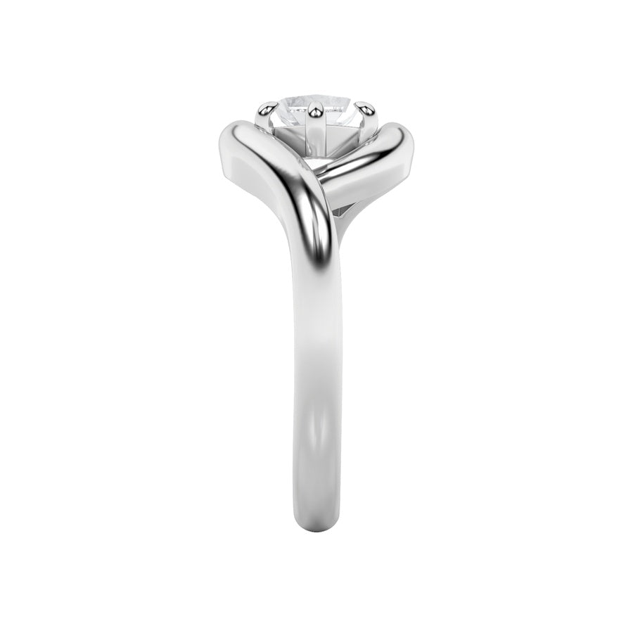 Marquise Shape East West Solitaire Ring lab grown diamond