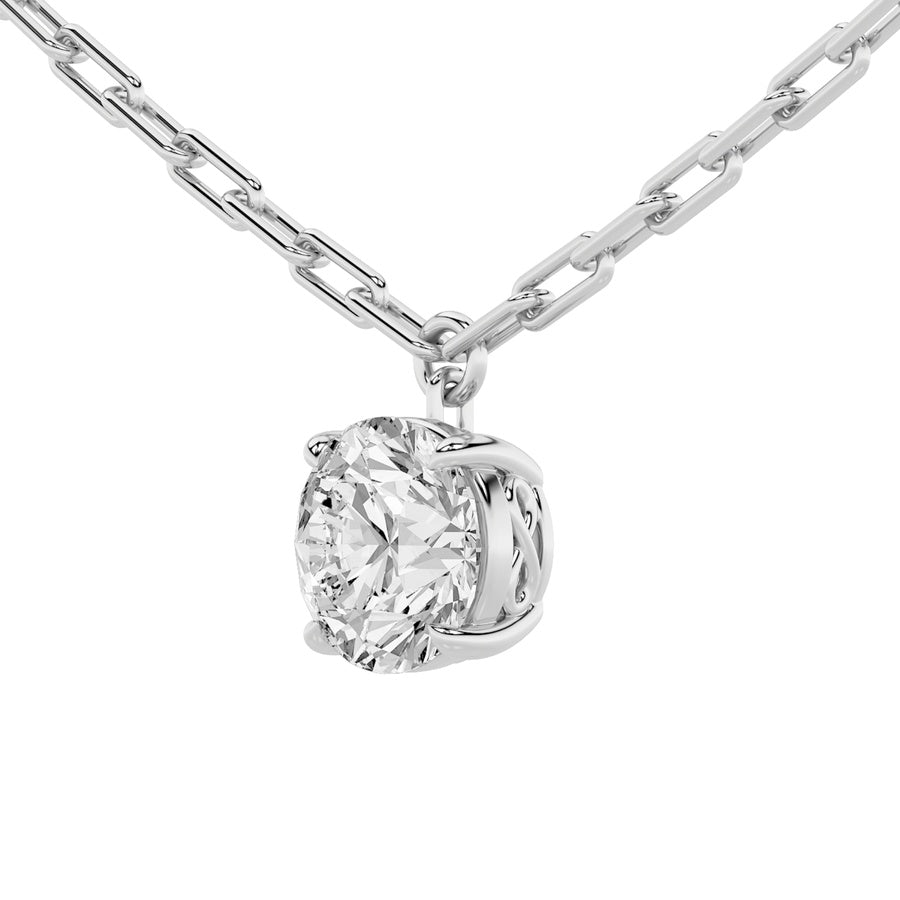 Round Shape Strata Chic Collection Necklace lab grown diamond