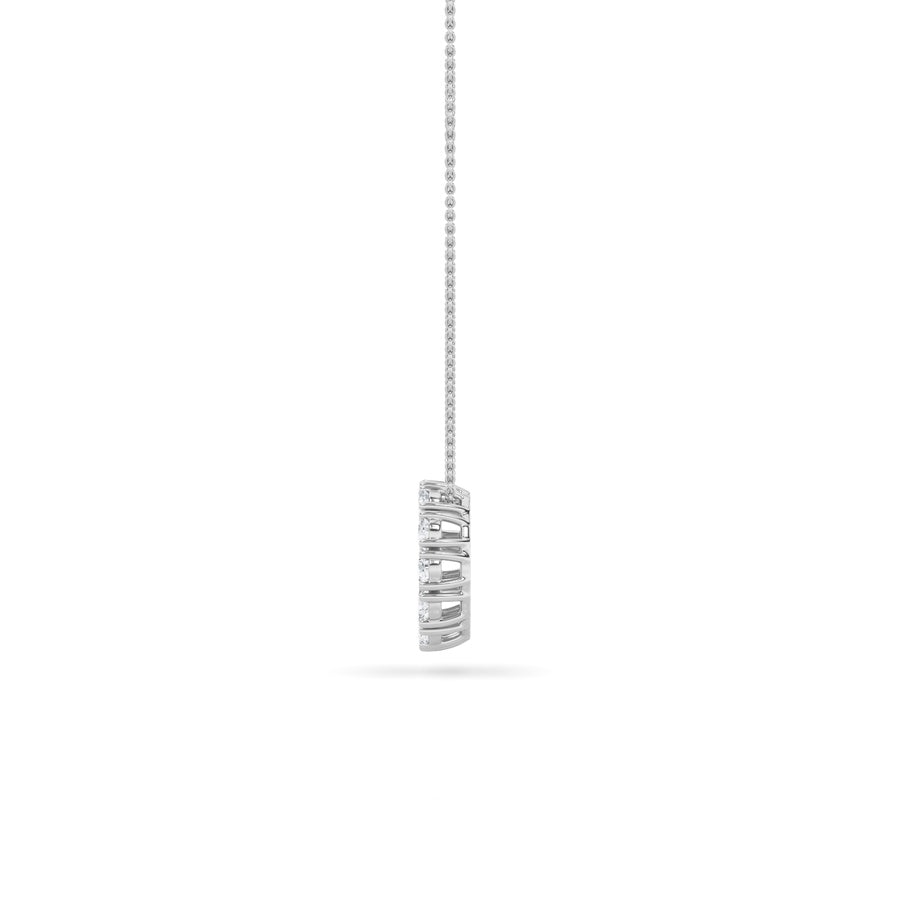 Round Shape Circle Pendant lab grown diamond