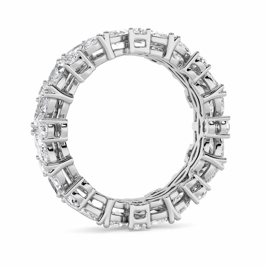 Marquise Shape Eternity Band Ring lab grown diamond