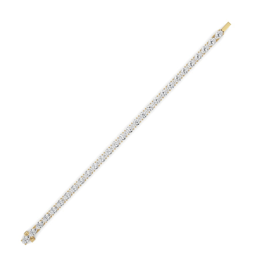 Oval Shape Tennis Bracelet lab grown diamond