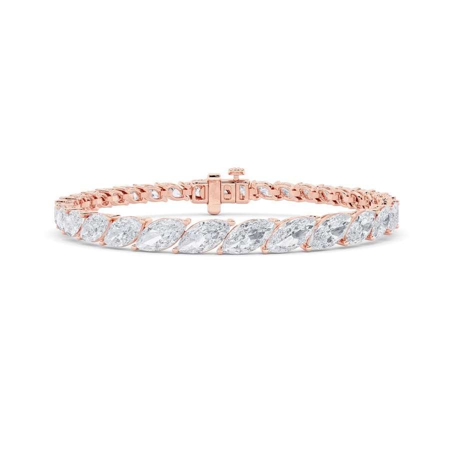 Marquise Shape Bracelet lab grown diamond