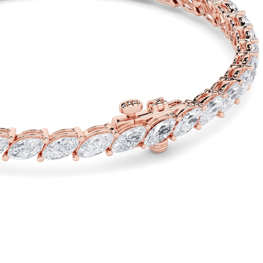 Marquise Shape Bracelet lab grown diamond