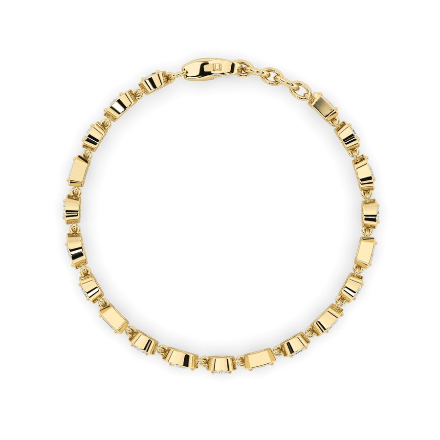 Mix Shape Bracelet lab grown diamond