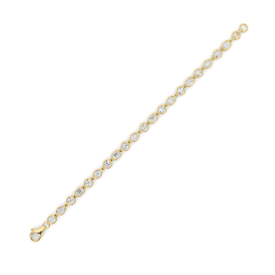 Mix Shape Bracelet lab grown diamond