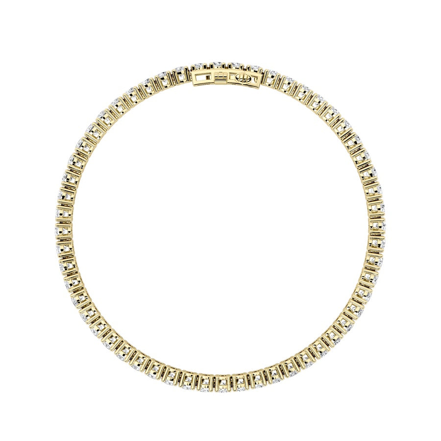 14K White Gold Bracelet KJ01855B.RD-5-21F