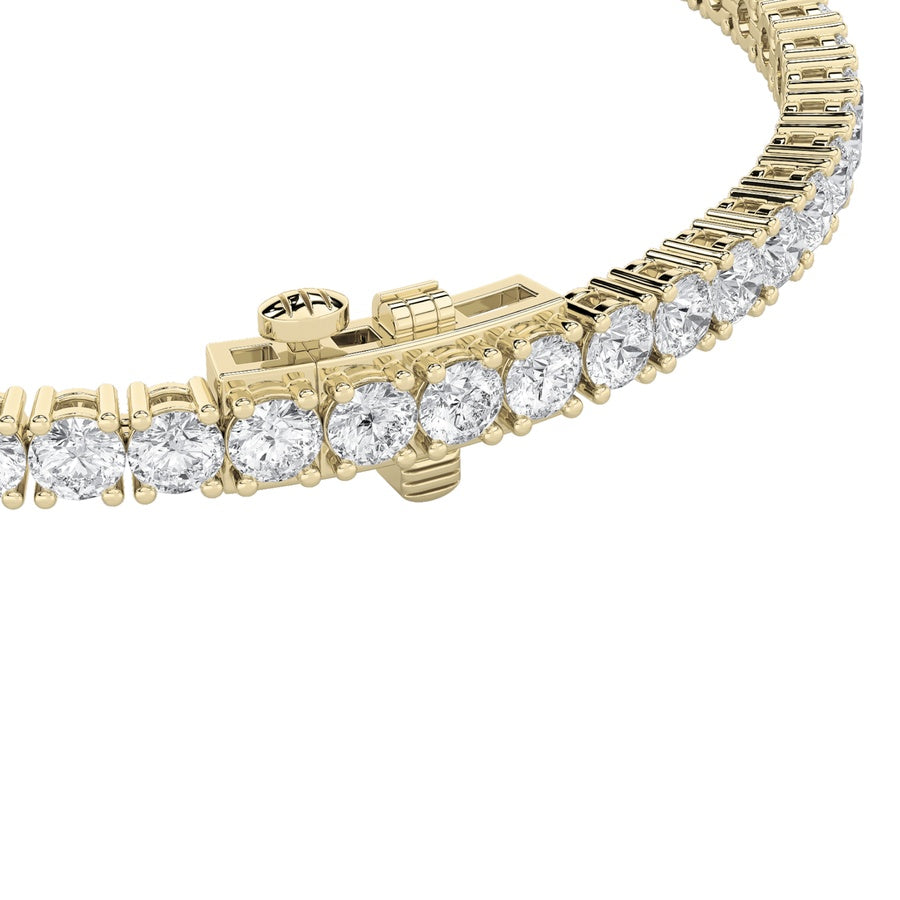 14K White Gold Bracelet KJ01855B.RD-5-21F