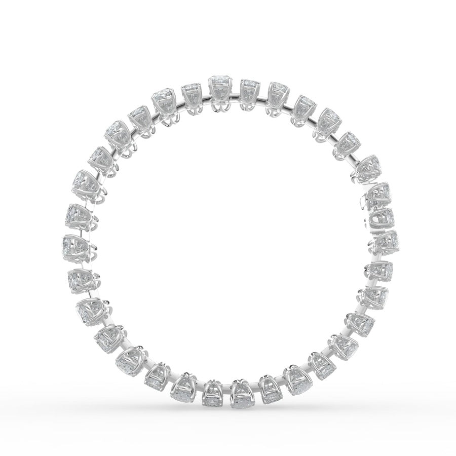 34.5Cttw Mix Shaped Lab Grown Diamond (F/VS) Bracelet in 14K Gold
