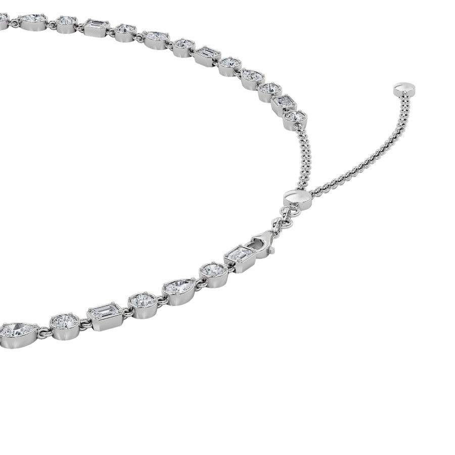Pear Shape Necklace lab grown diamond