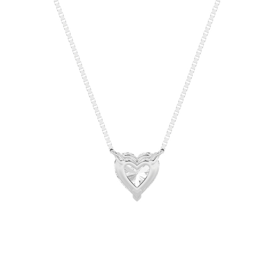 Heart Shape Necklace lab grown diamond