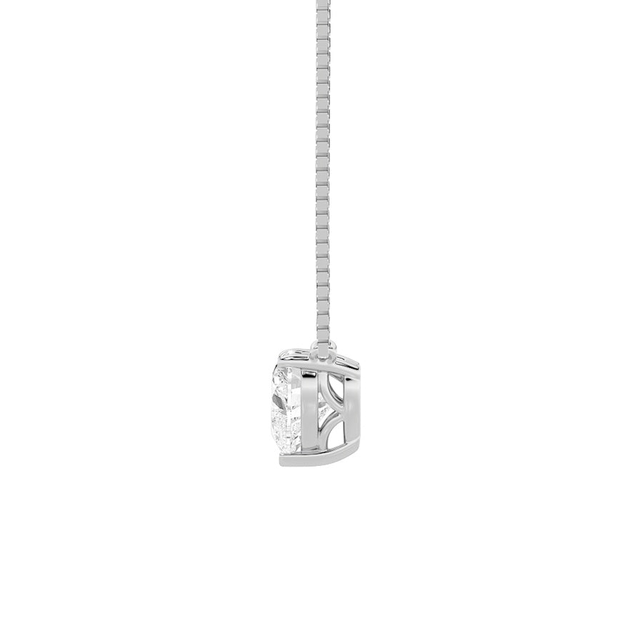 Heart Shape Necklace lab grown diamond