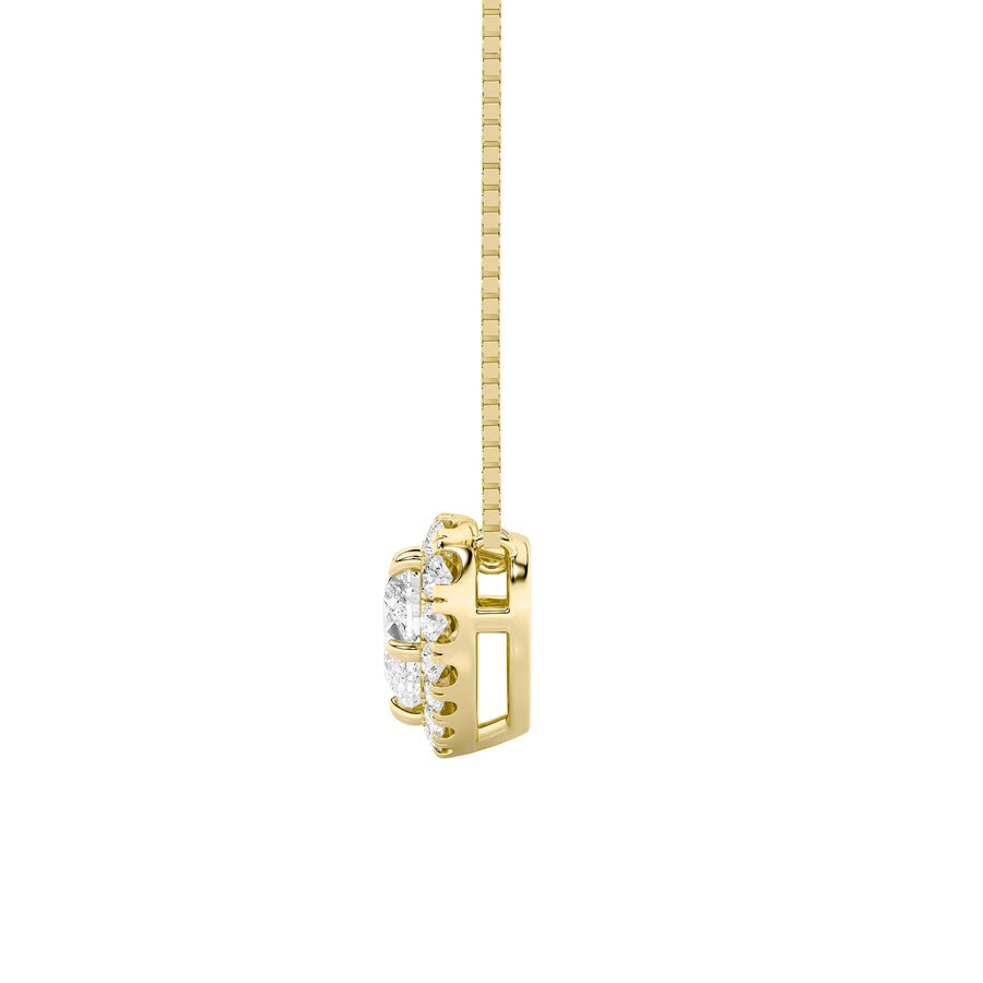 Heart Shape Pendant lab grown diamond