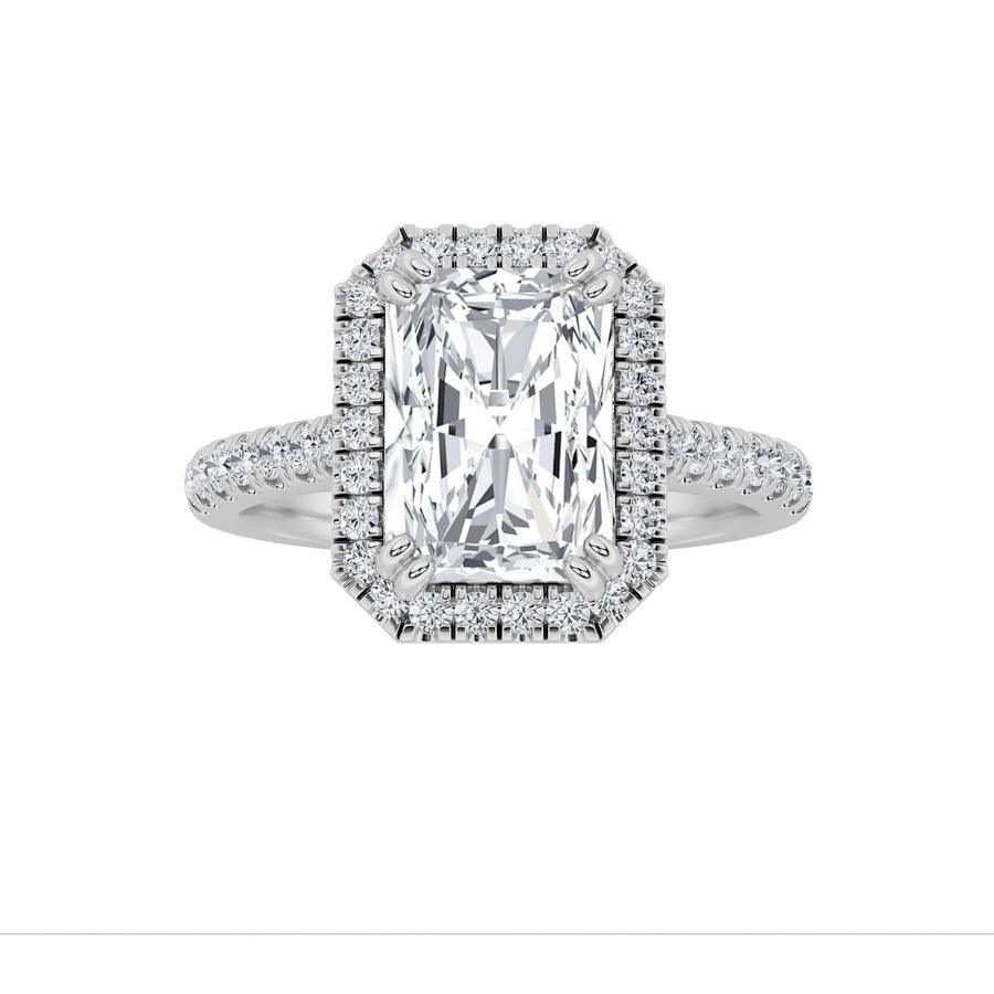 Radiant Shape Ring lab grown diamond
