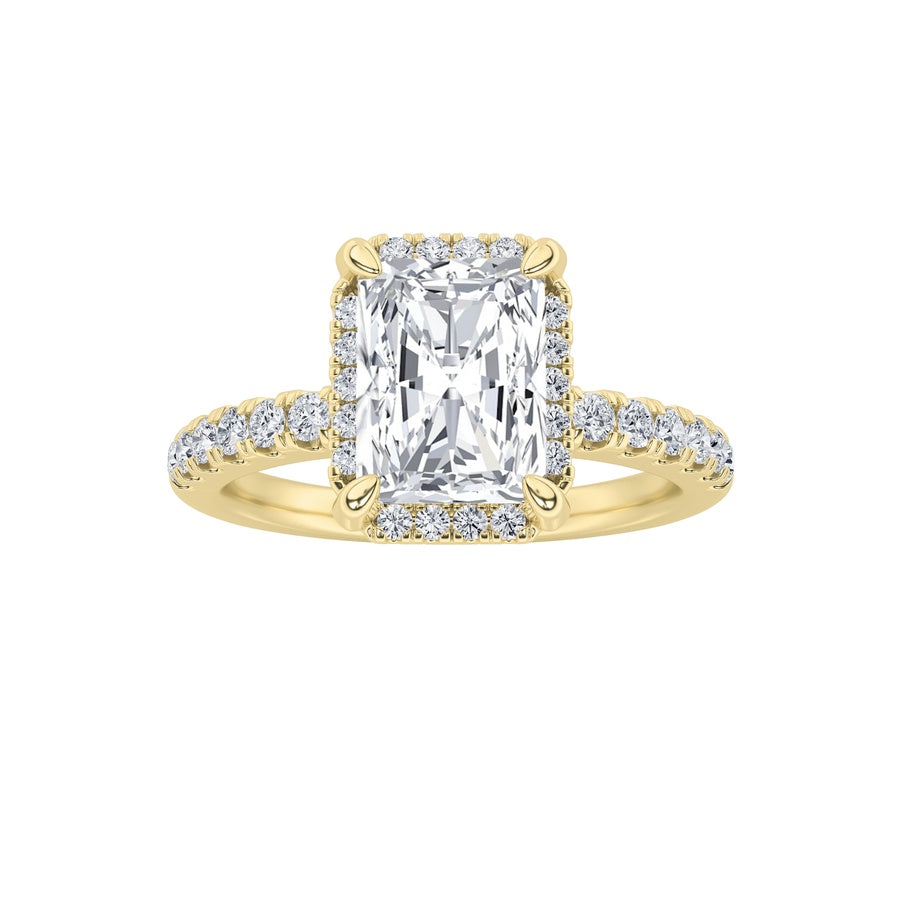 Radiant Shape Ring lab grown diamond